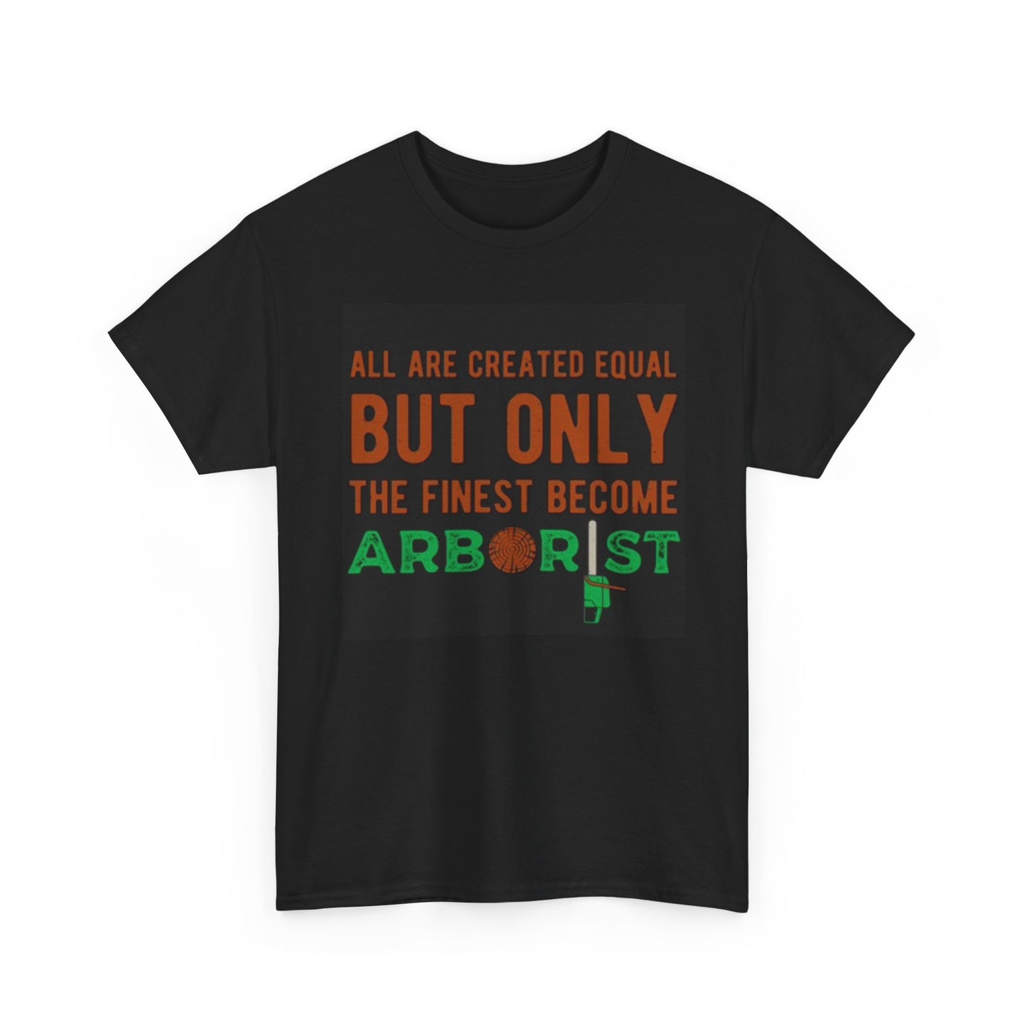 Arborist Funny Graphic T Shirt Tree Blue Collar Gift Unisex Heavy Cotton Tee