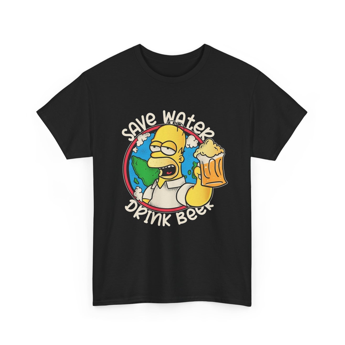 Save Water Drink Beer Graphic T Shirt NEW ADULT Tee