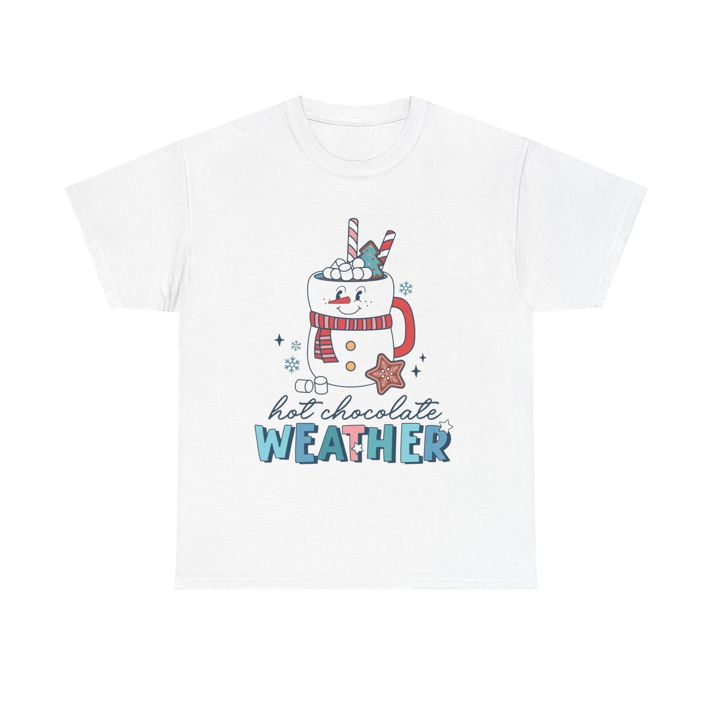 Hot Chocolate Weather Graphic T Shirt ADULT NEW