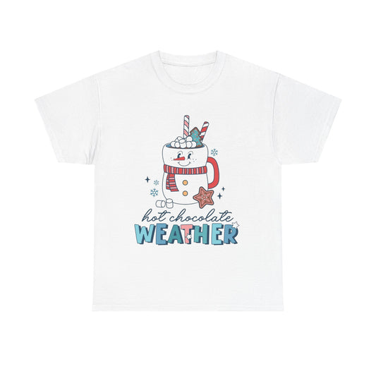Hot Chocolate Weather Graphic T Shirt ADULT NEW