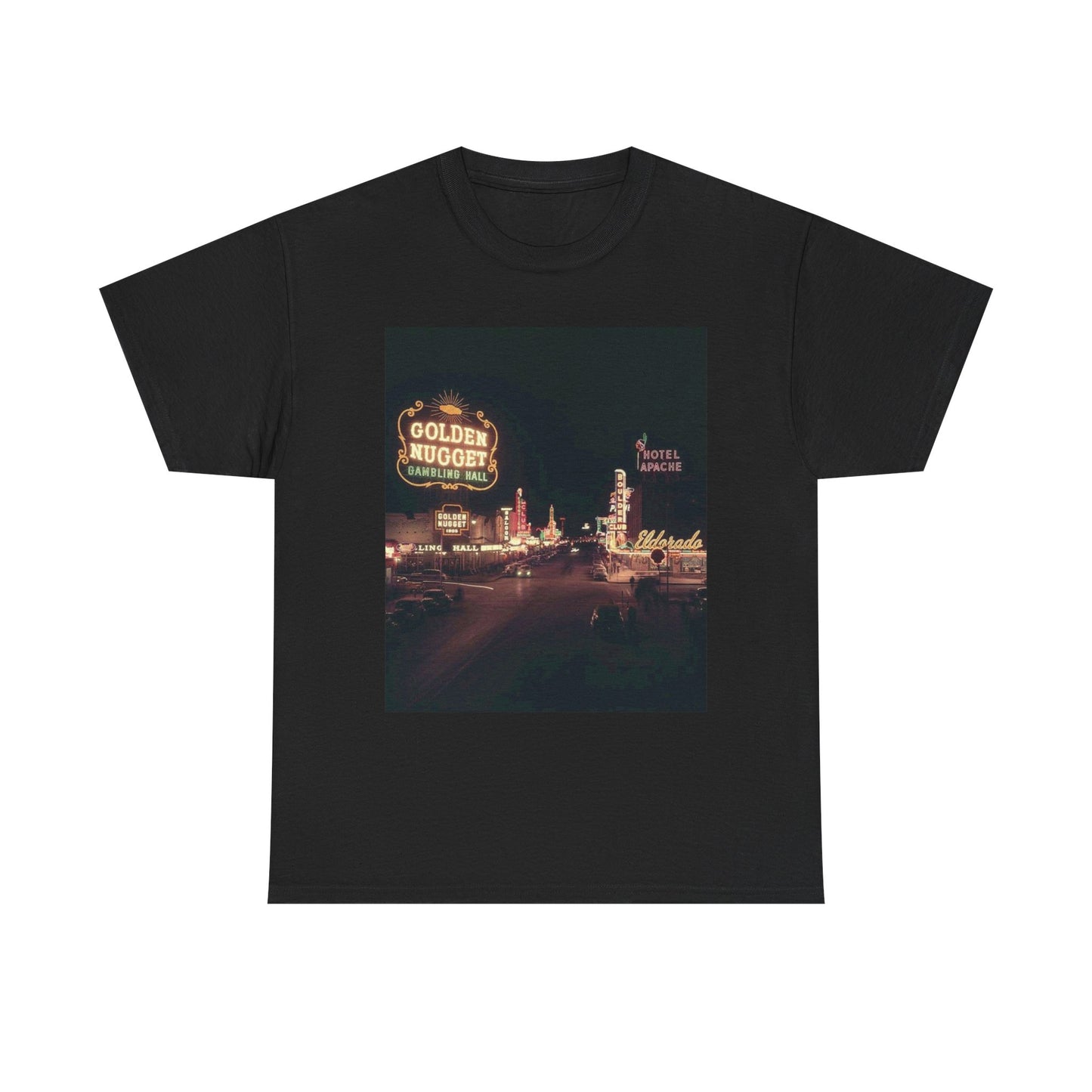 Las Vegas Tshirt Vintage Strip Retro Photo Nostalgia Unisex Golden Nugget Casino