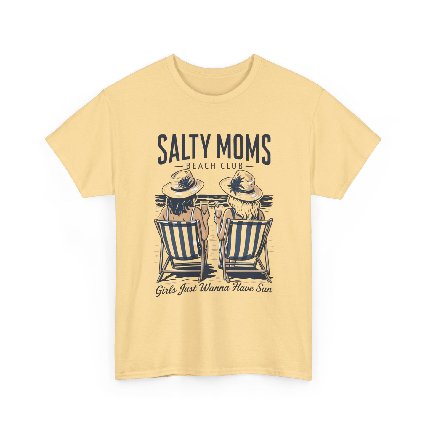 Salty Moms Beach Club Graphic T Shirt NEW ADULT