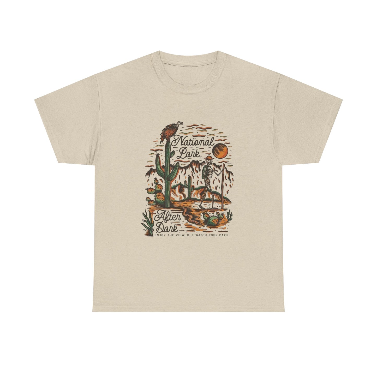 National Park After Dark Graphic T Shirt Unisex Heavy Cotton Tee