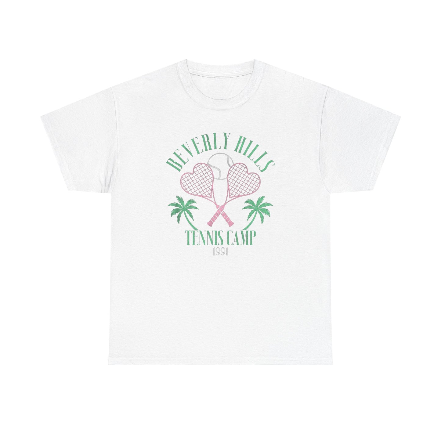 Beverly Hills Tennis Club Vintage 90's Graphic T Shirt NEW Unisex Heavy Cotton
