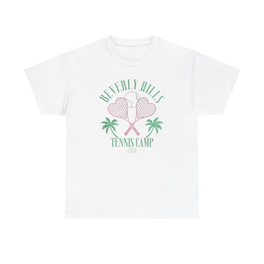 Beverly Hills Tennis Club Vintage 90's Graphic T Shirt NEW Unisex Heavy Cotton