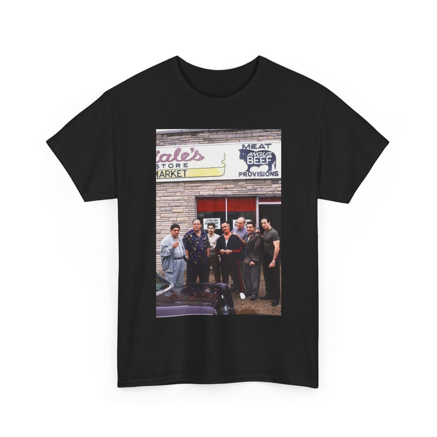 The Sopranos Tshirt Vintage Mob New York Italian Deli Unisex Heavy Cotton Tee