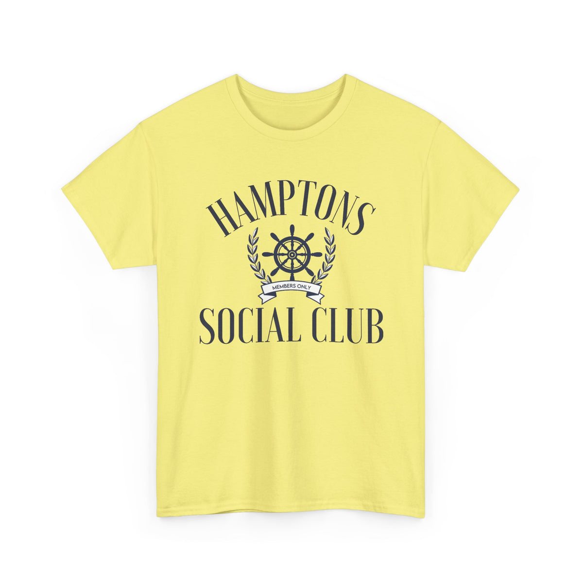 Hampton's Social Club Graphic T Shirt Men's Vintage Heavy Cotton Tee