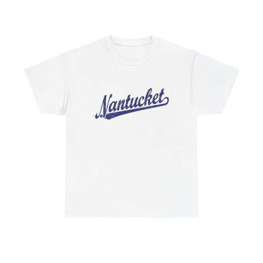 Nantucket Baseball Logo Vintage Graphic T Shirt NEW ADULT