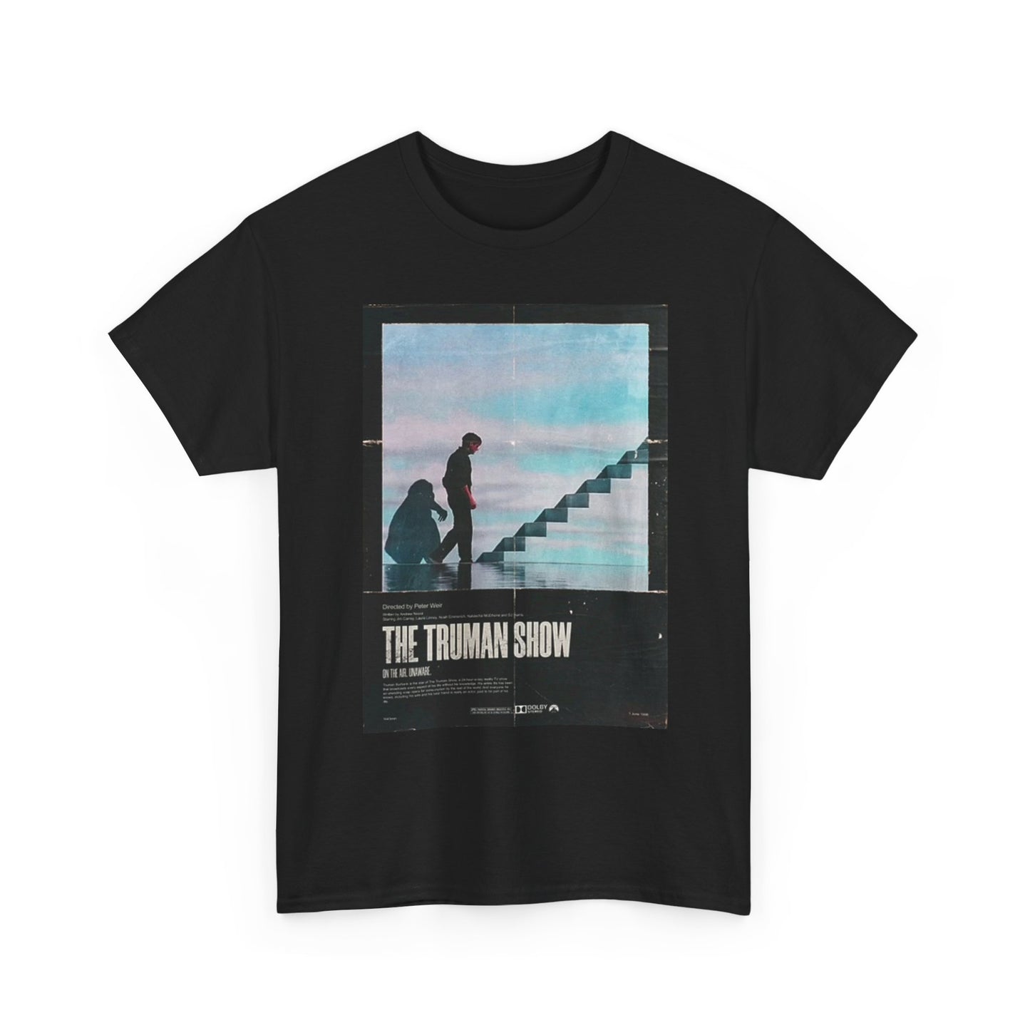 The Truman Show Graphic T Shirt Funny Movie Retro Unisex Heavy Cotton Tee