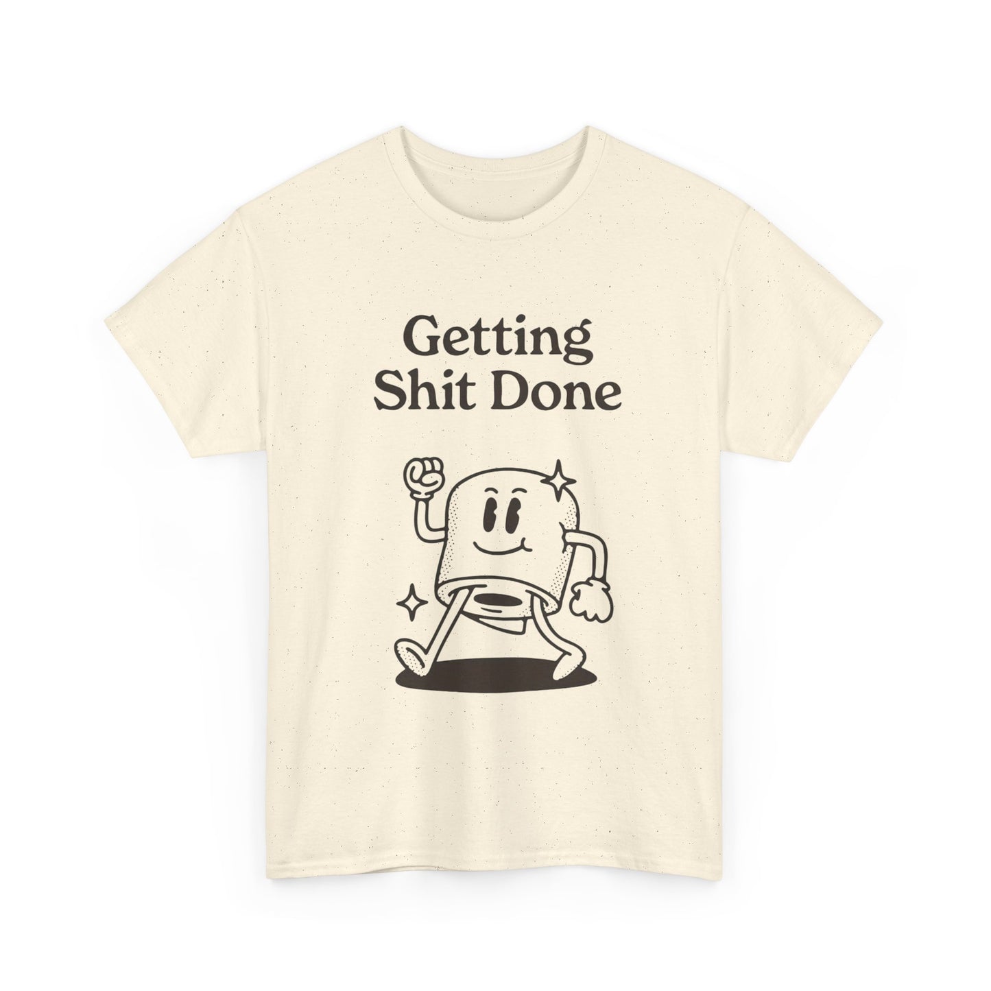 Getting It Done Funny Jokes Graphic T Shirt Unisex Heavy Cotton Tee Gift