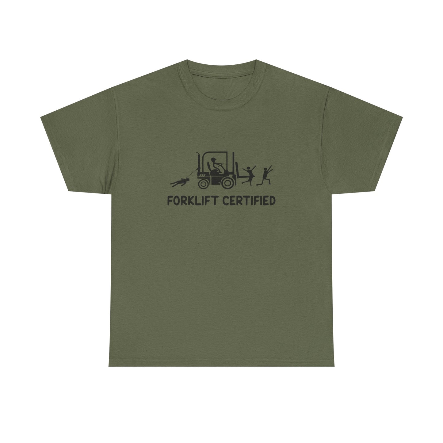 Forklift Certified Funny Graphic T Shirt NEW ADULT Tee
