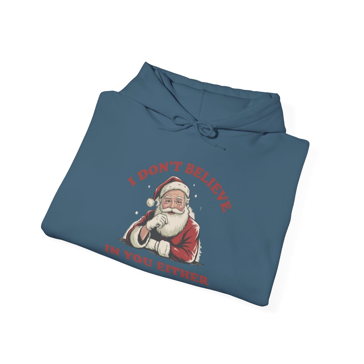 Funny Santa Christmas Jokes Graphic Hoodie Unisex Heavy Blend™ Hooded Sweatshirt