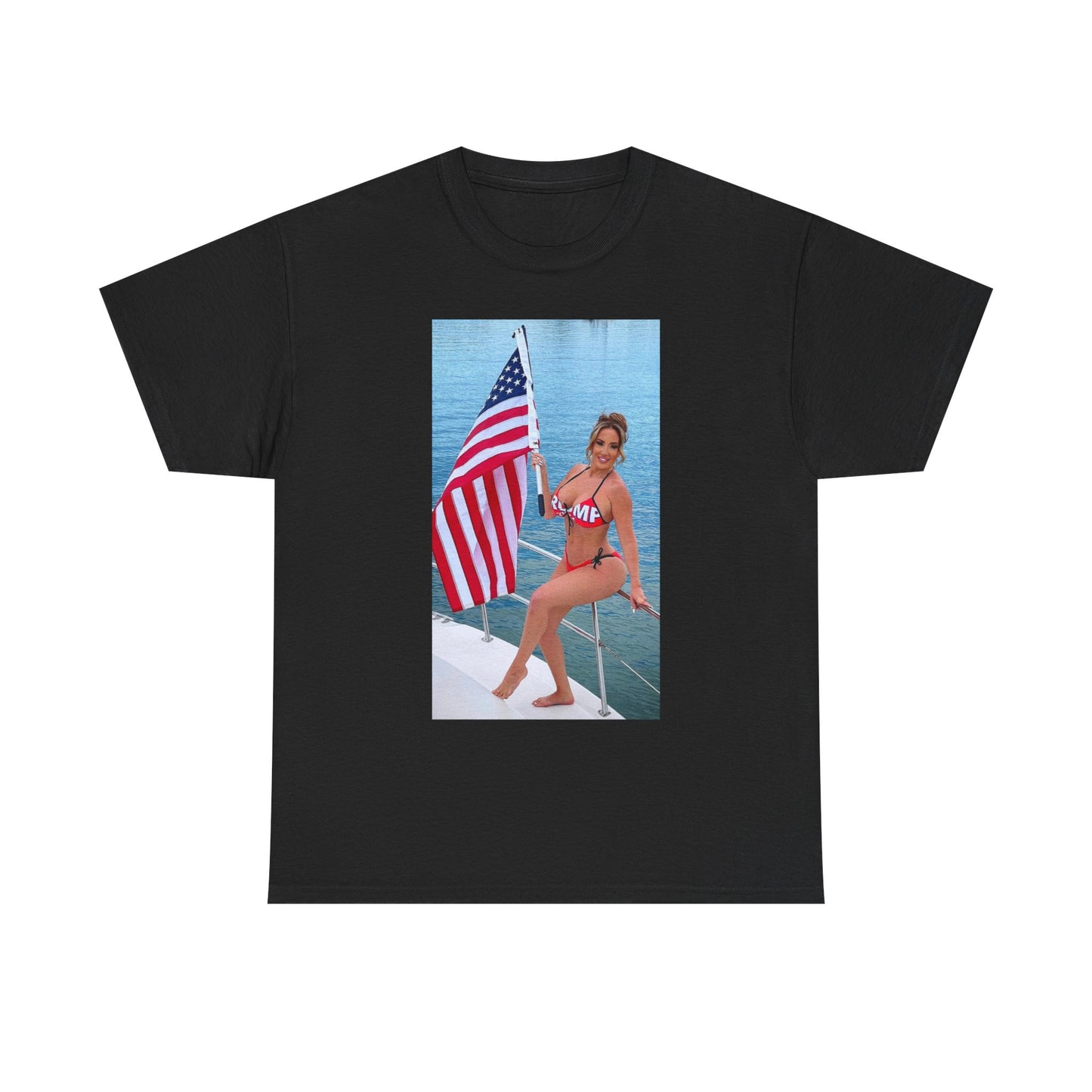 Richelle Ryan Trump Shirt American Flag Bikini Onlyfans Unisex Heavy Cotton Tee