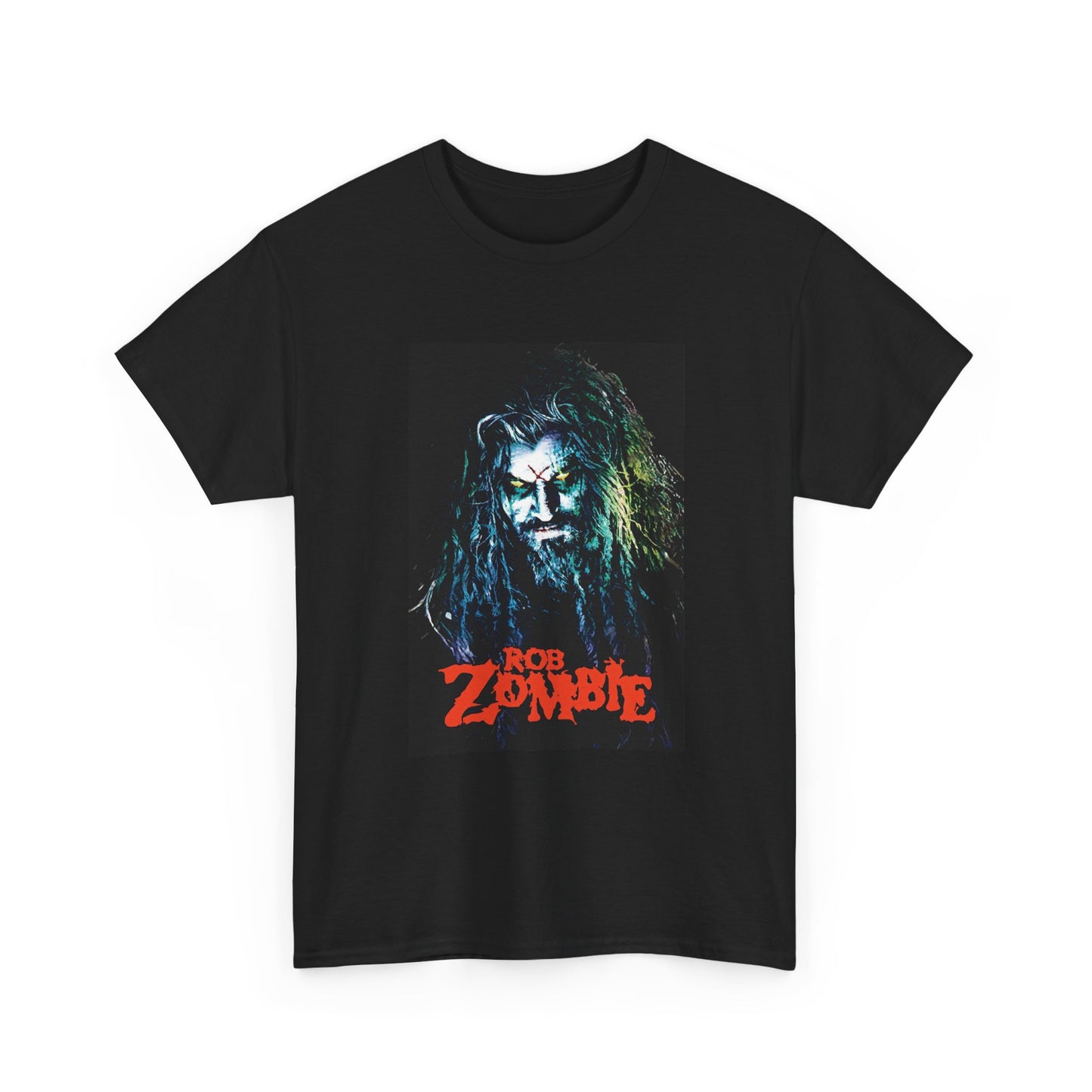 Rob Zombie Tshirt Vintage Metal Poster Graphic Retro Unisex Heavy Cotton Tee