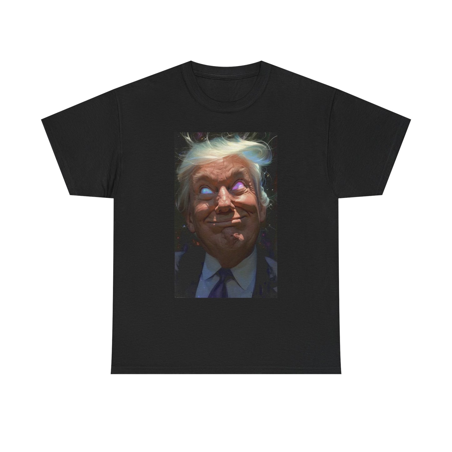 Anime Trippy Trump Graphic T Shirt Men's Heavy Cotton Tee - Quality - Modern True to Size