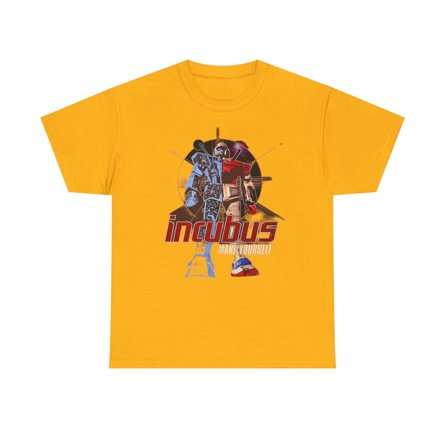 Incubus T-shirt vintage rock band retro metal Unisex Heavy Cotton Tee