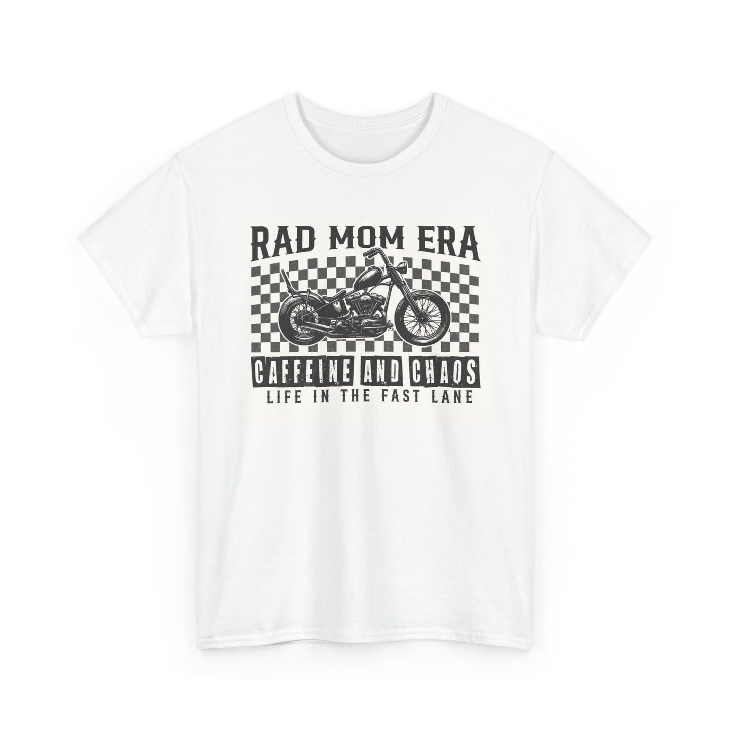 Rad Mom Era Graphic T Shirt Vintage Funny Retro Unisex Heavy Cotton Tee