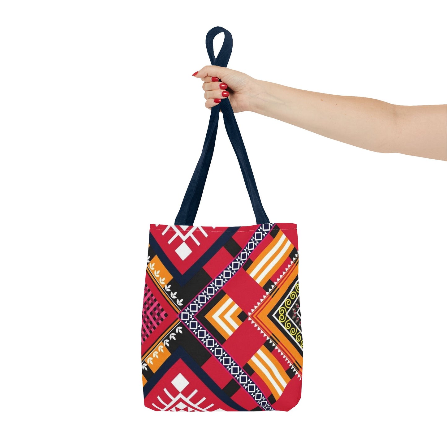 BRAND NEW WESTERN PRINT Multi Color TOTE BAG Fast Shipping (AOP) red