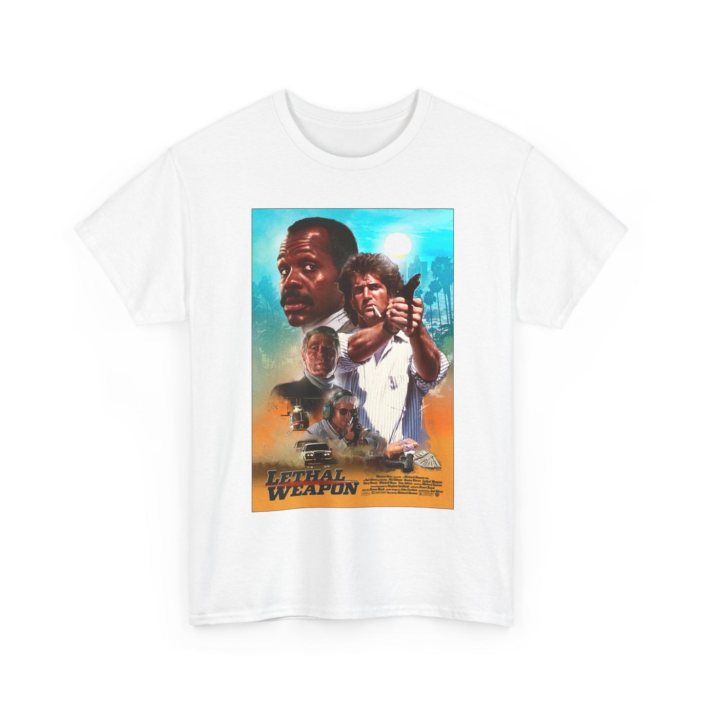 Lethal Weapon Graphic Shirt Retro Vintage Movie Unisex Heavy Cotton Tee