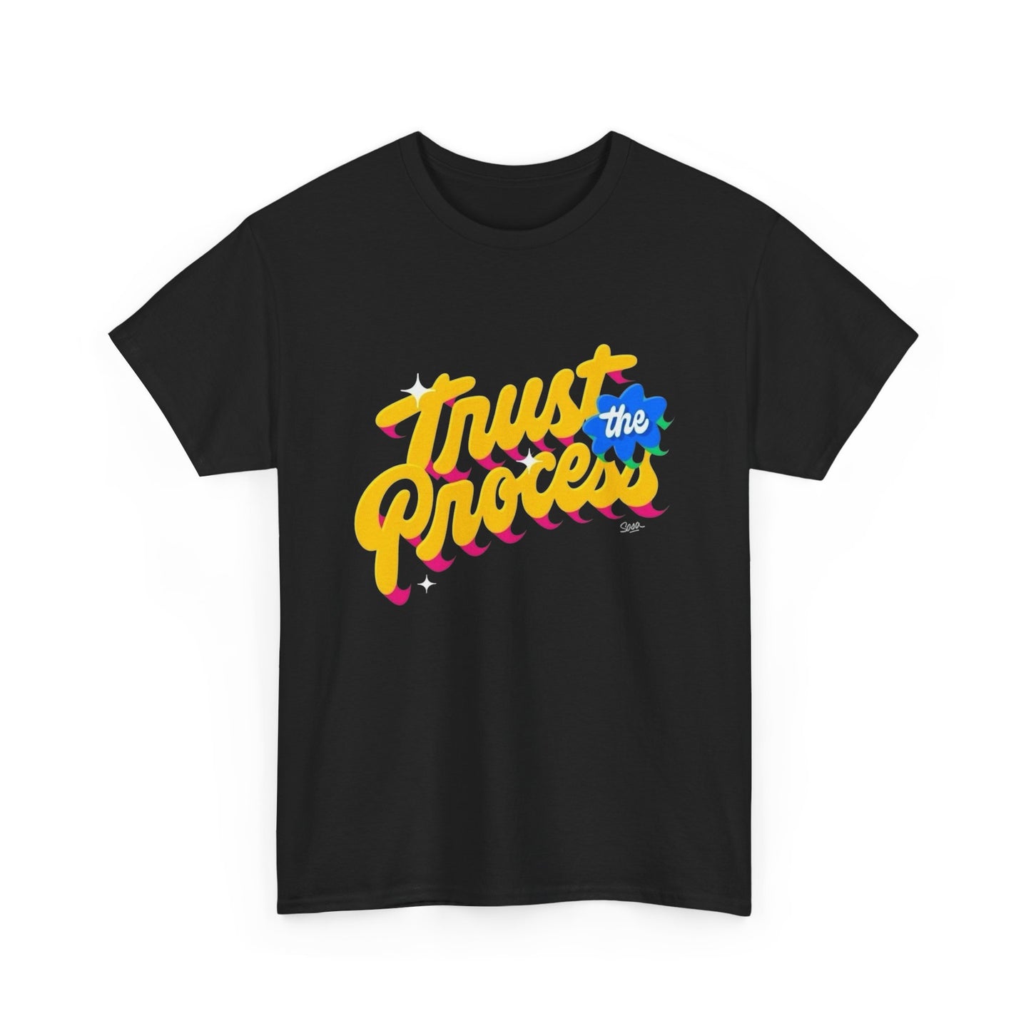 Trust The Process Graphic T-Shirt Brand New Unisex Heavy Cotton Tee
