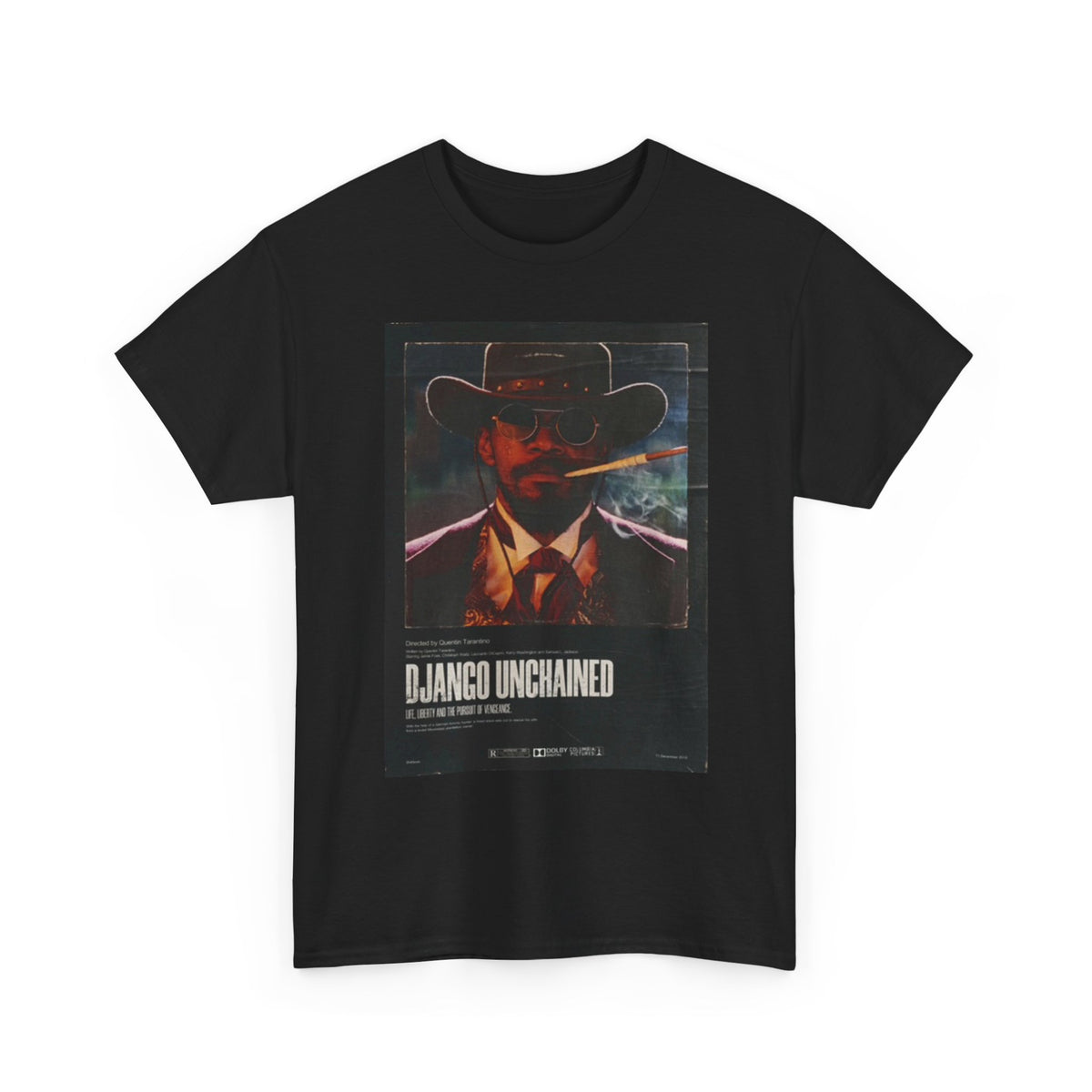 Django Unchained T Shirt BRAND NEW Apparel Unisex Heavy Cotton Tee
