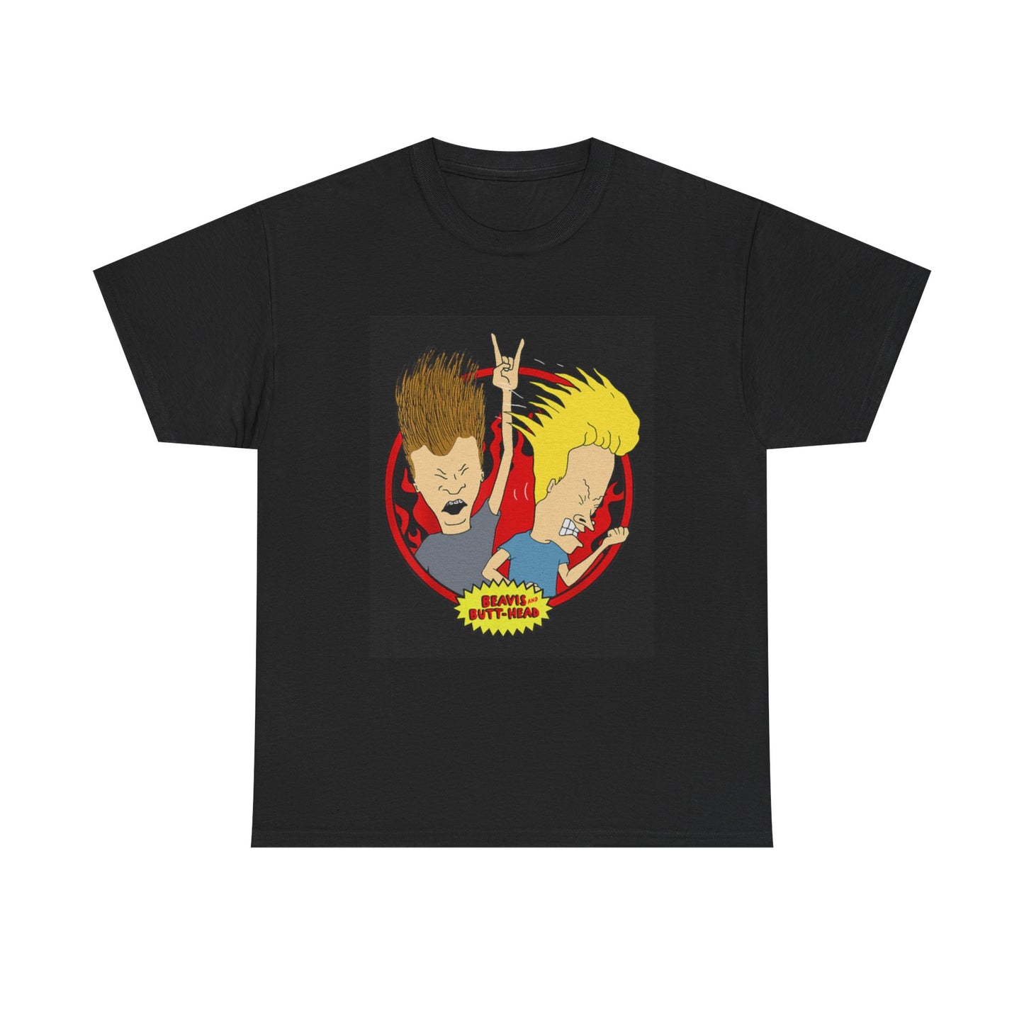 Beavis And Butthead Tshirt Comedy Tv Series Retro Rock And Roll Unisex Heavy