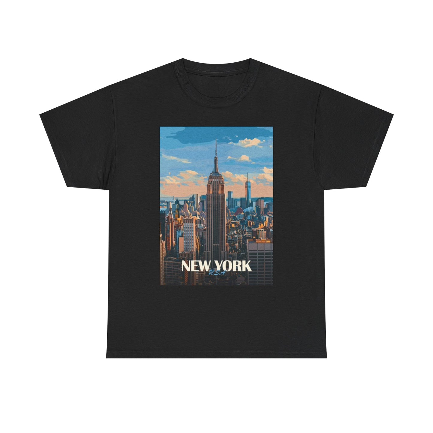 New York Graphic T Shirt BRAND NEW Apparel Unisex Heavy Cotton Tee