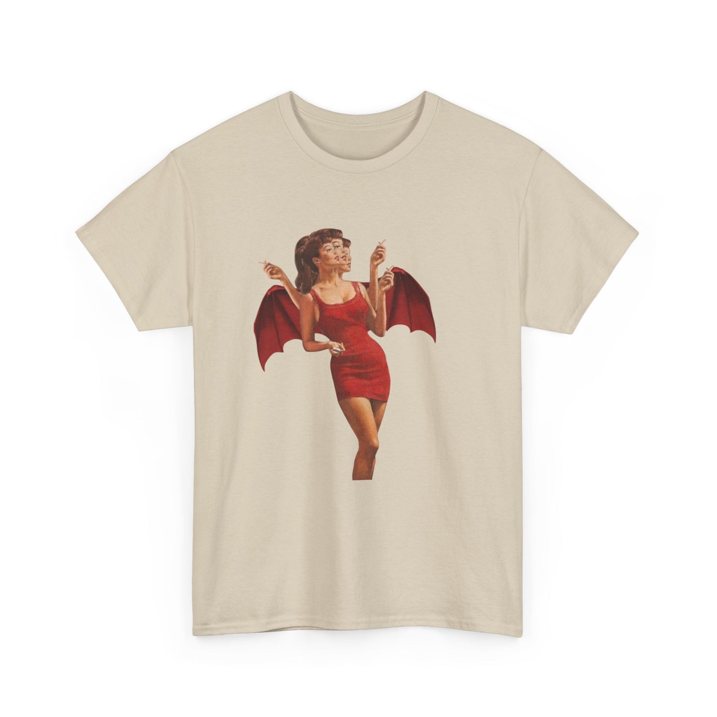 She Devil Vintage Graphic T-Shirt Women's Heavy Comfy Cotton Tee