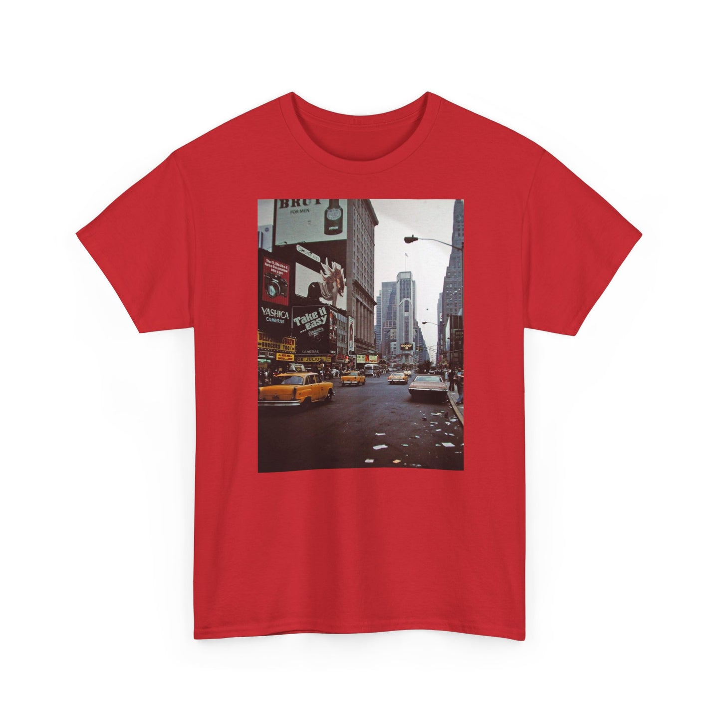 New York retro vintage supreme style Heavy Cotton Tee