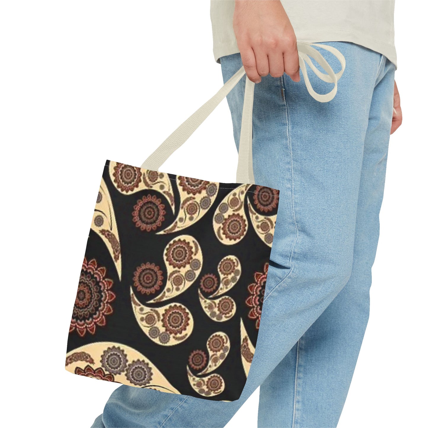 Black And Tan Multi Color BRAND NEW MODERN Tote Bag (AOP)