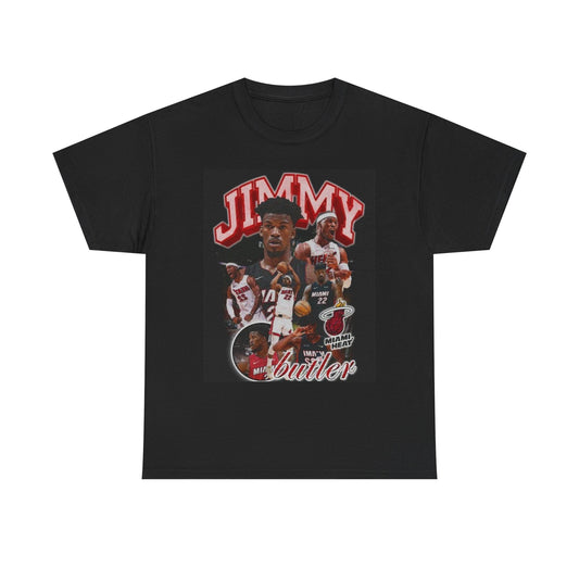 Jimmy Butler Graphic T Shirt Vintage Basketball Miami Unisex Heavy Cotton Tee