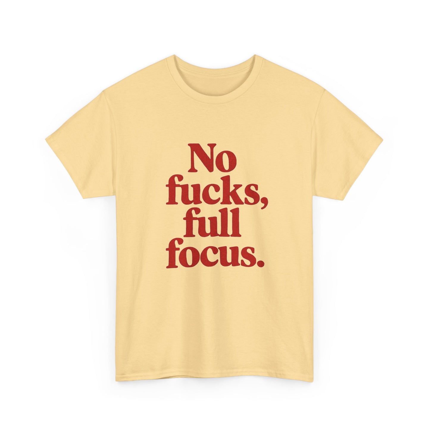 Full Focus Motivation Graphic T Shirt NEW ADULT Unisex Heavy Cotton Tee