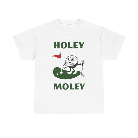 Holey Moley Golf Graphic T Shirt ADULT NEW