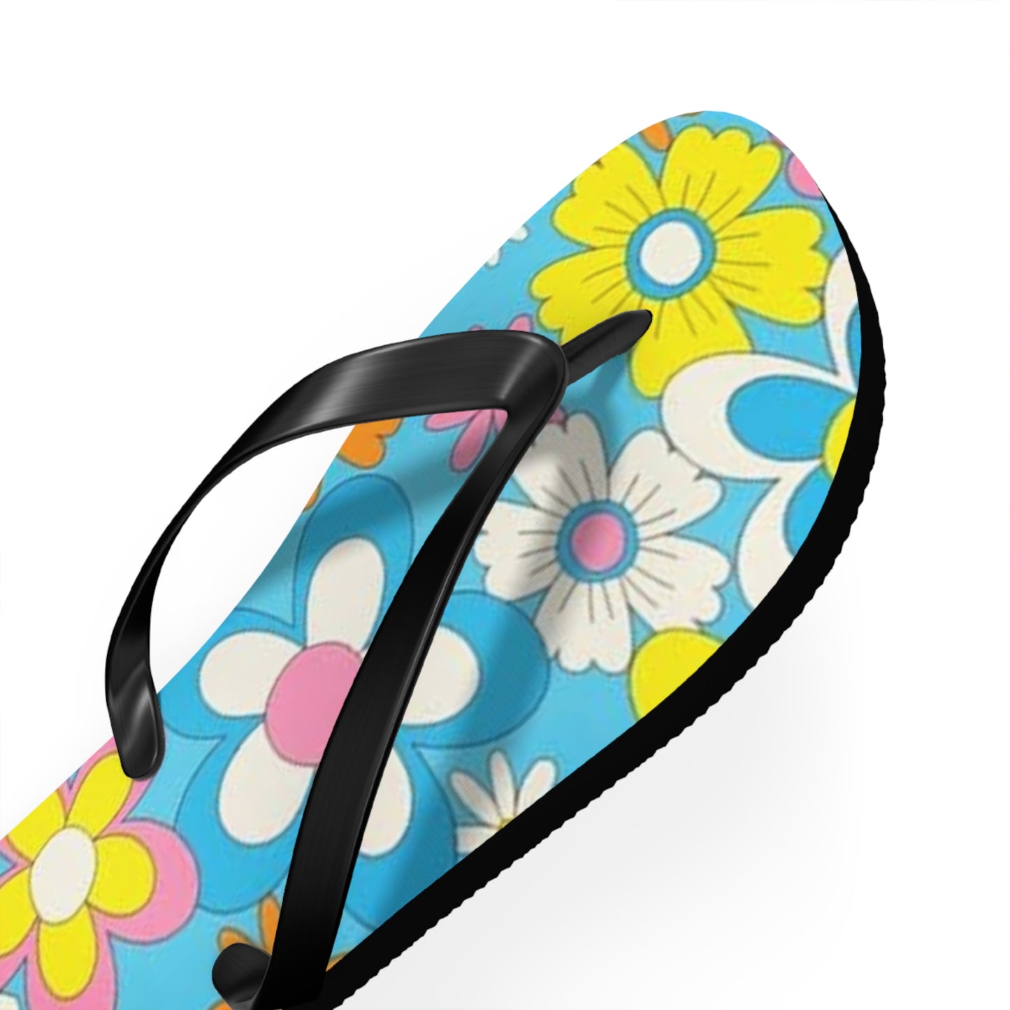 Pastel Flowers Sandals Summer Flip Flops Slides BRAND NEW