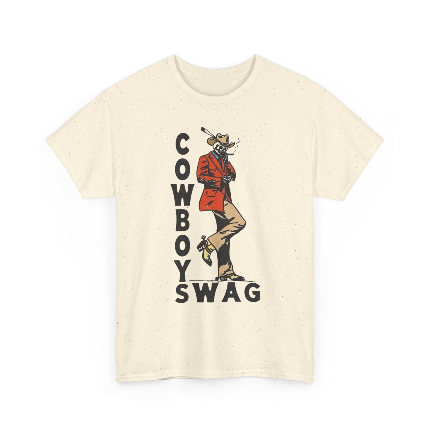 Cowboy Swag Graphic T Shirt Unisex Heavy Cotton Tee