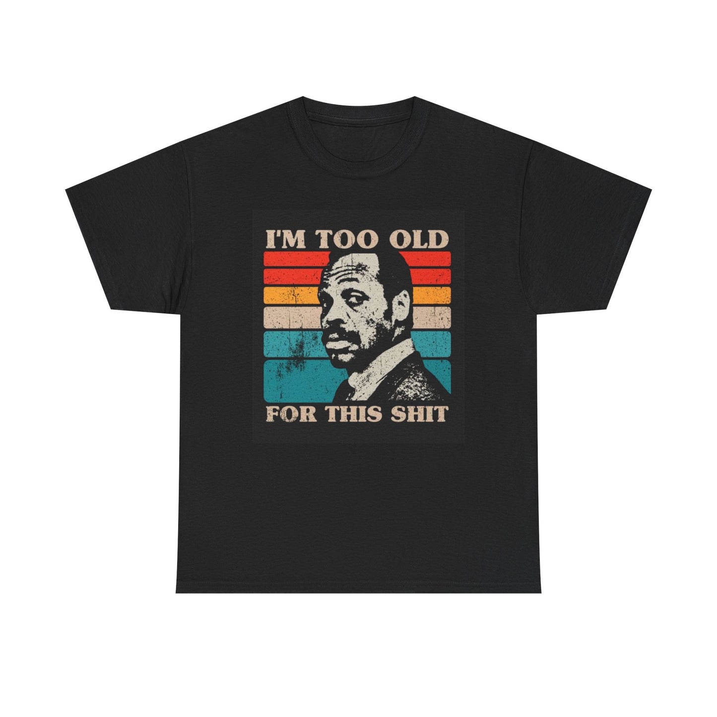Lethal Weapon Graphic T Shirt Im Too Old Funny 90s Unisex Heavy Cotton Tee