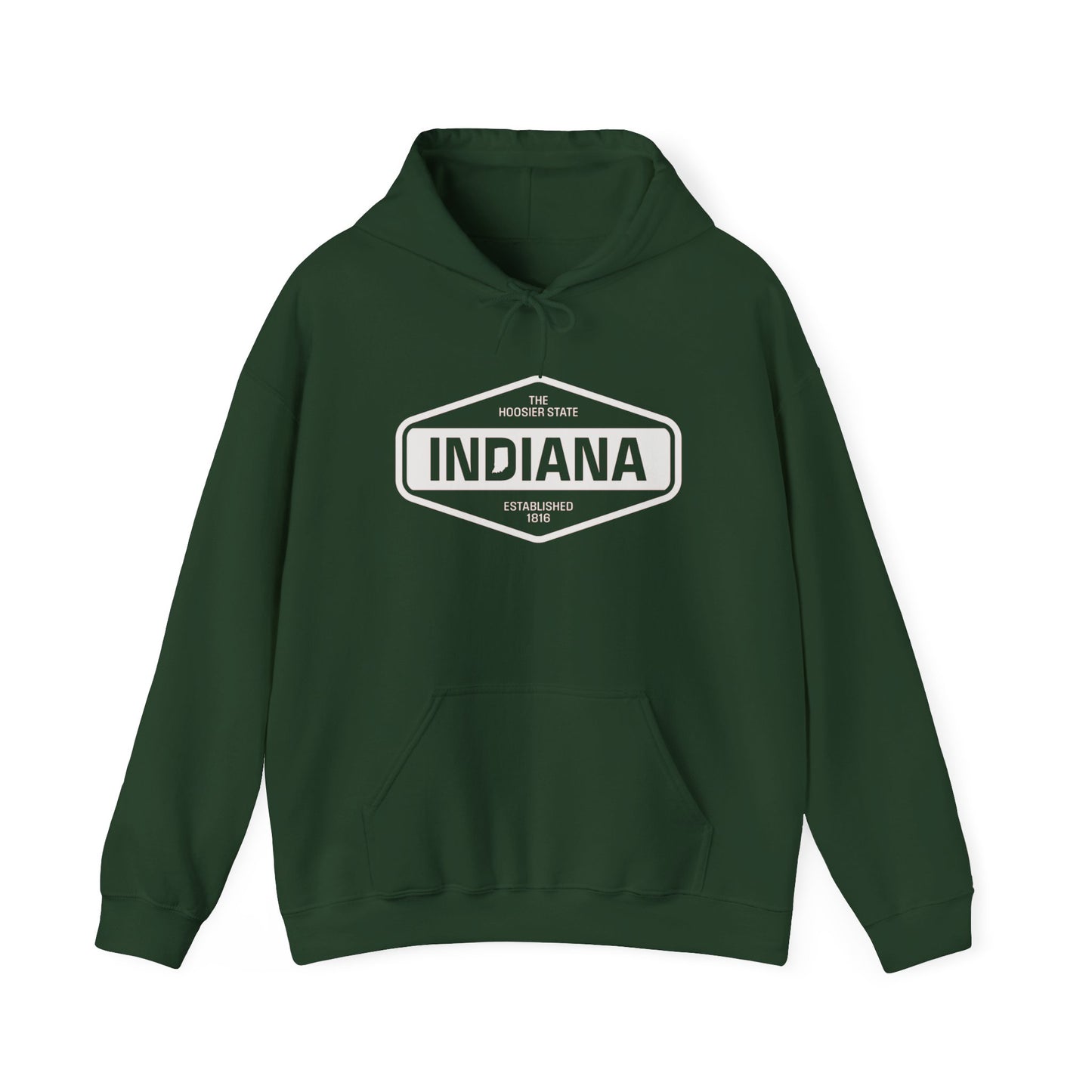 Indiana The Hoosier State Hoodie NEW ADULT Unisex Hooded Sweatshirt