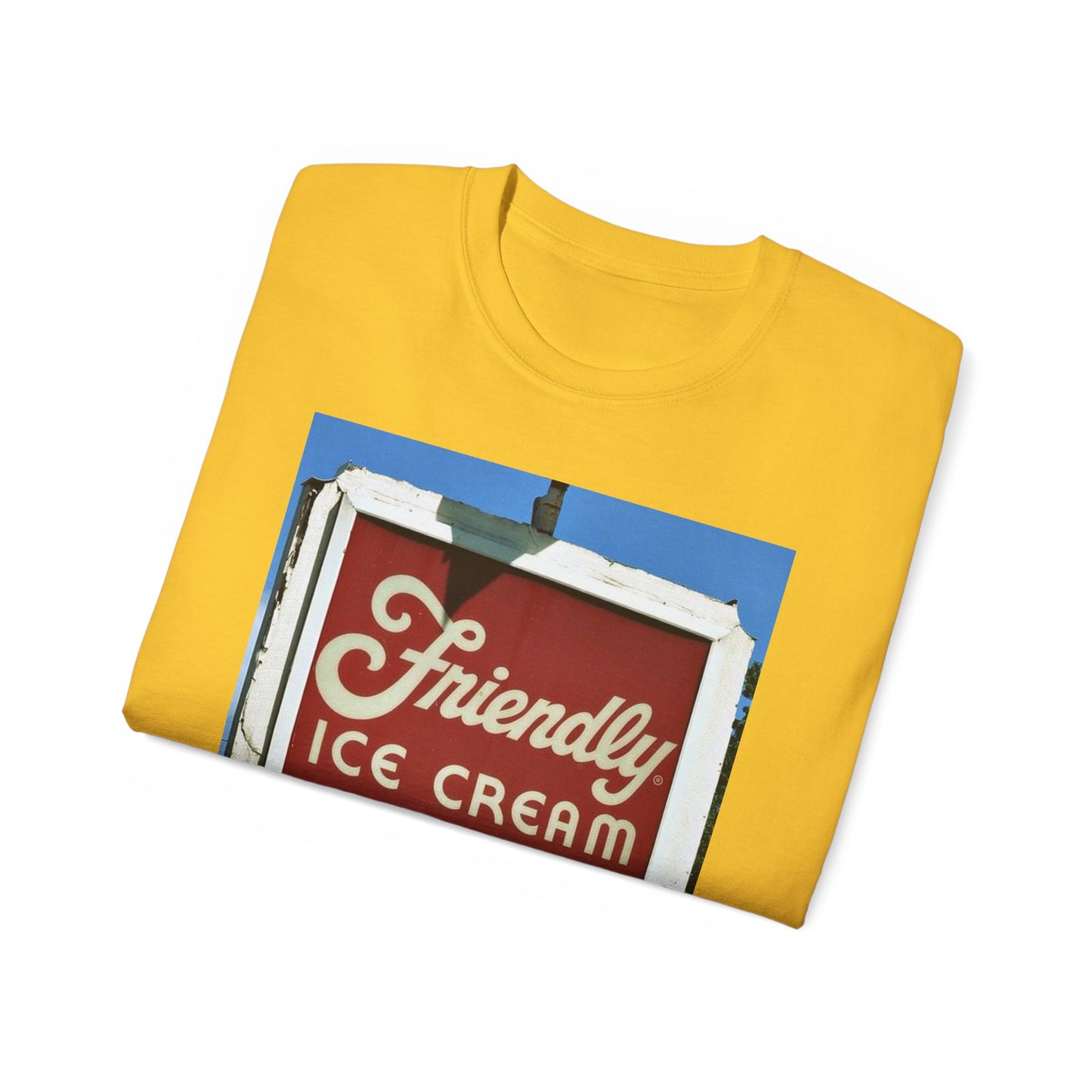 Friendlys ice cream T-shirt vintage New England restaurant chef Ultra Cotton Tee