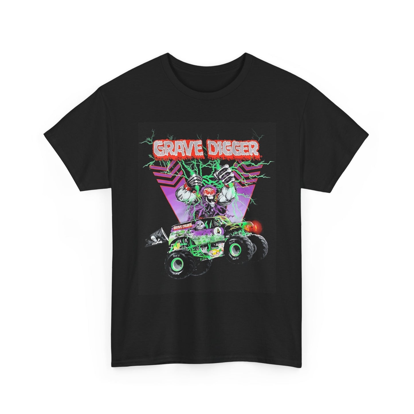 Monster Truck Graphic T Shirt Retro Merch Unisex Heavy Cotton Tee