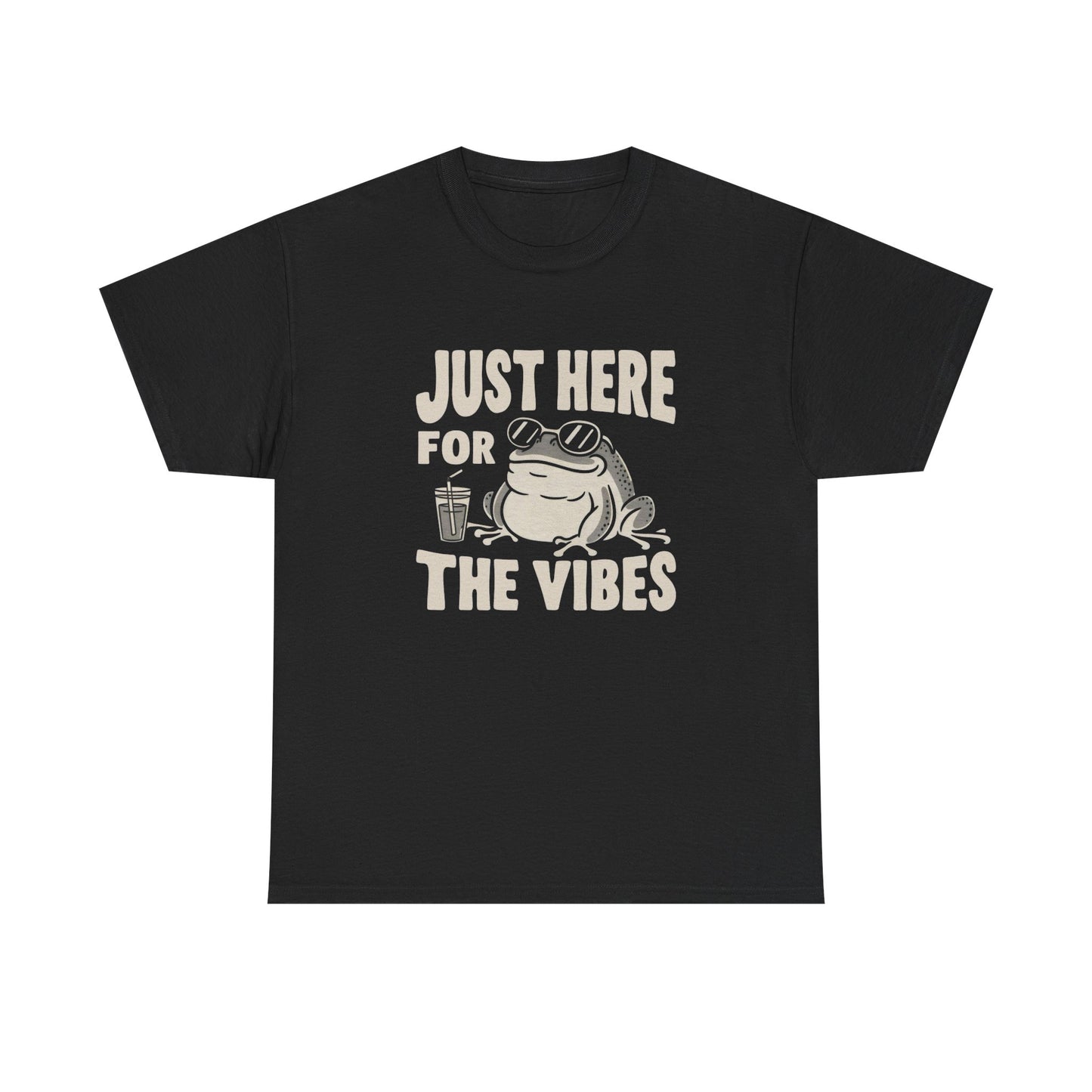 Just Here For The Vibes Graphic T Shirt NEW ADULT Tee