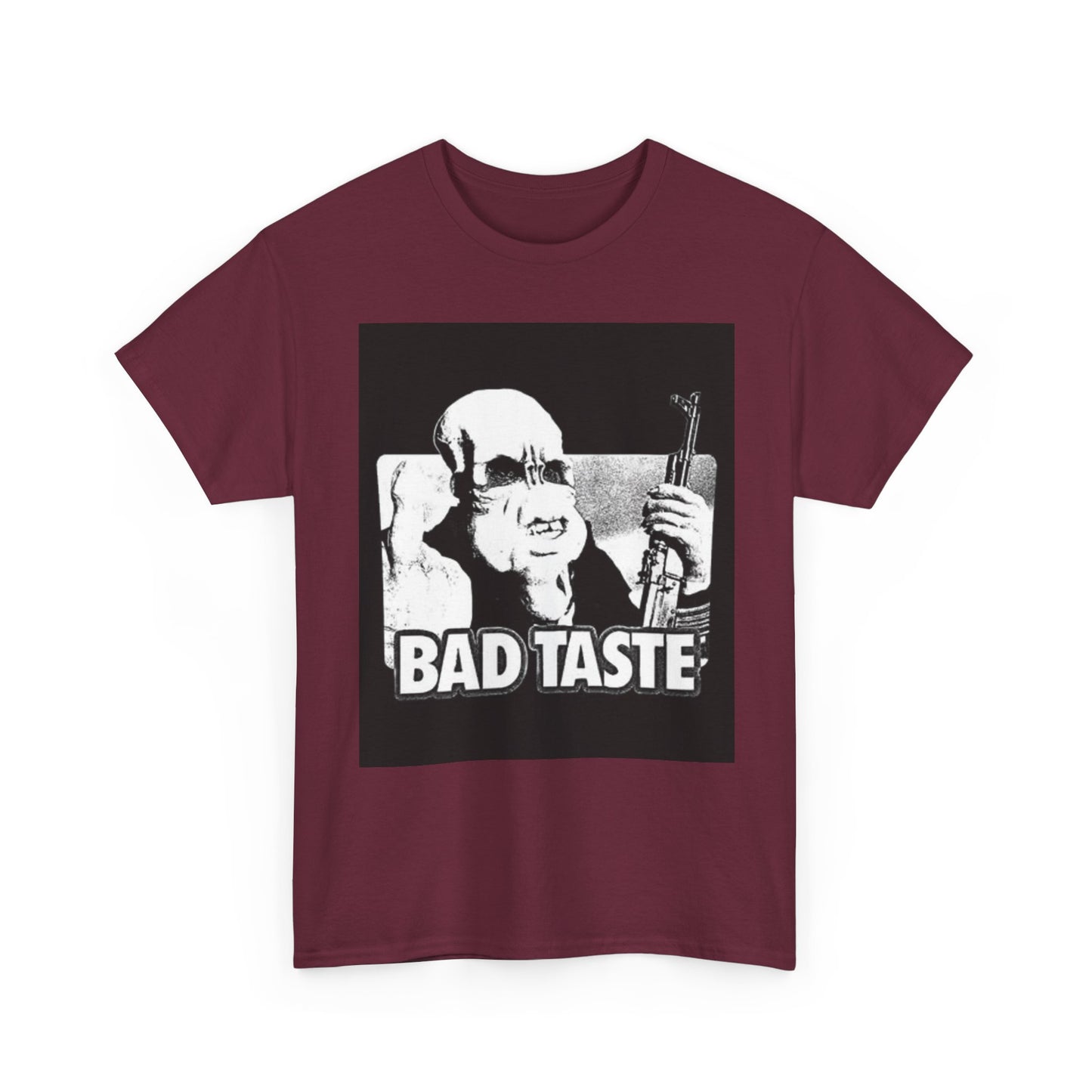 Bad Taste Poster Shirt Retro Graphic Art Unisex Heavy Cotton Tee