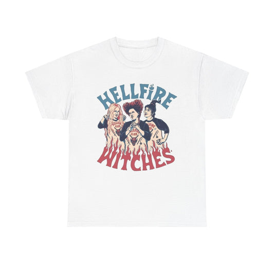 Hocus Pocus Graphic T Shirt Vintage Witches Unisex Heavy Cotton Tee