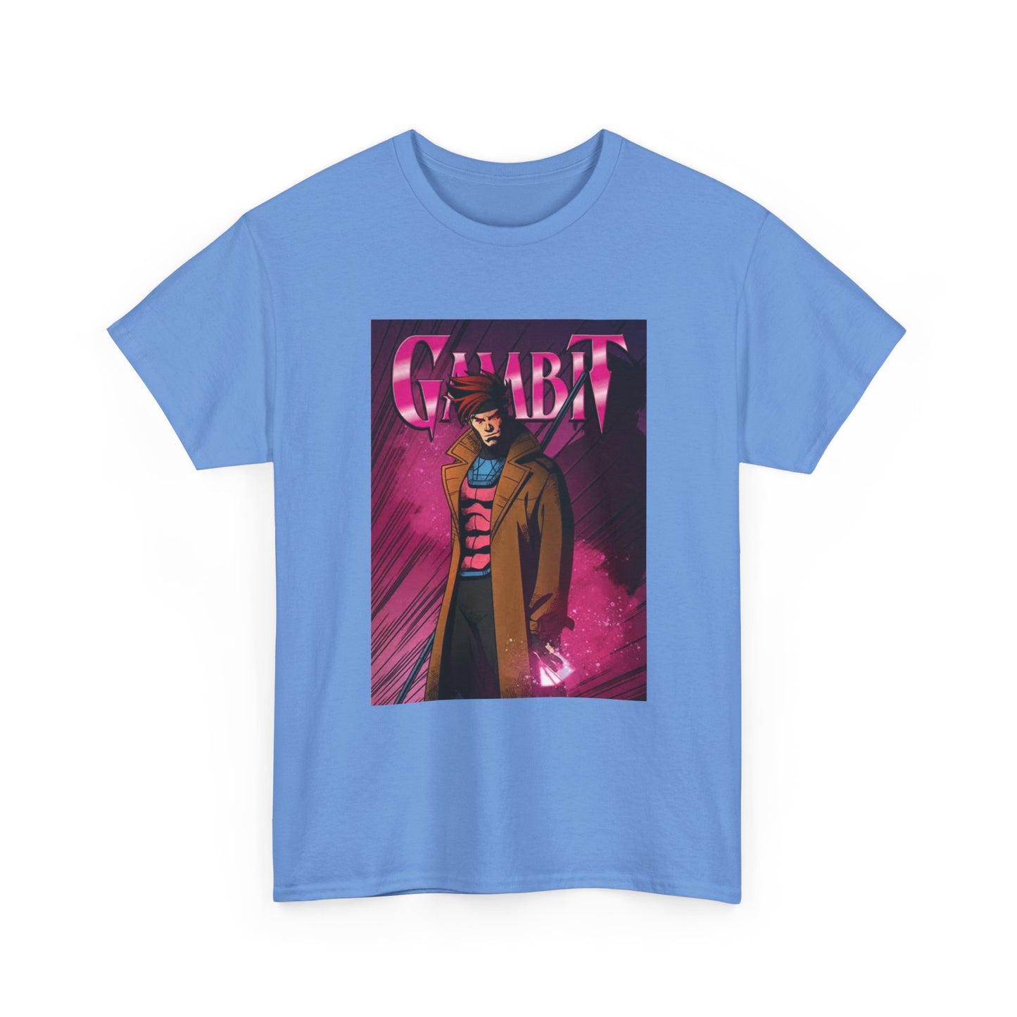 Gambit Tshirt Vintage Anime Cartoon Graphic Neon Unisex Heavy Cotton Tee