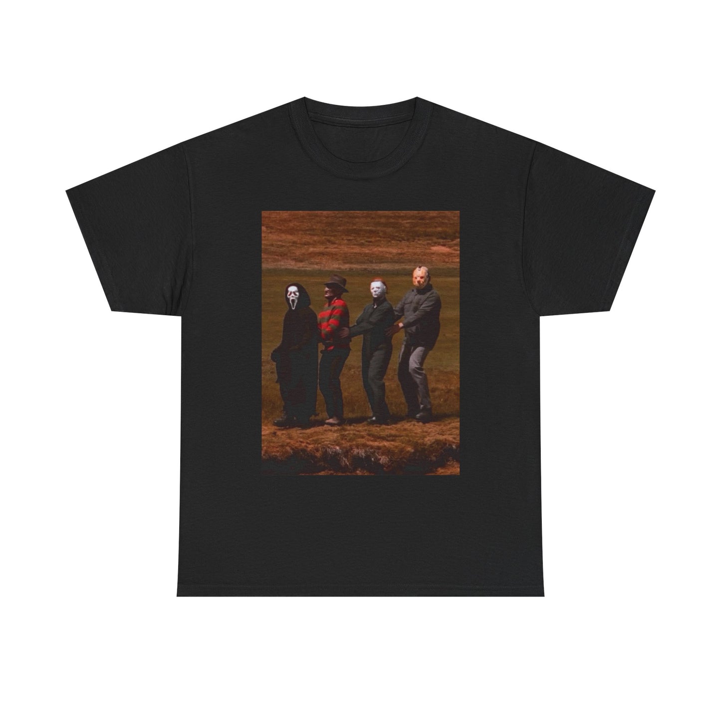Horror Classics Funny Dancing Graphic T Shirt Unisex Heavy Cotton Tee Gift New