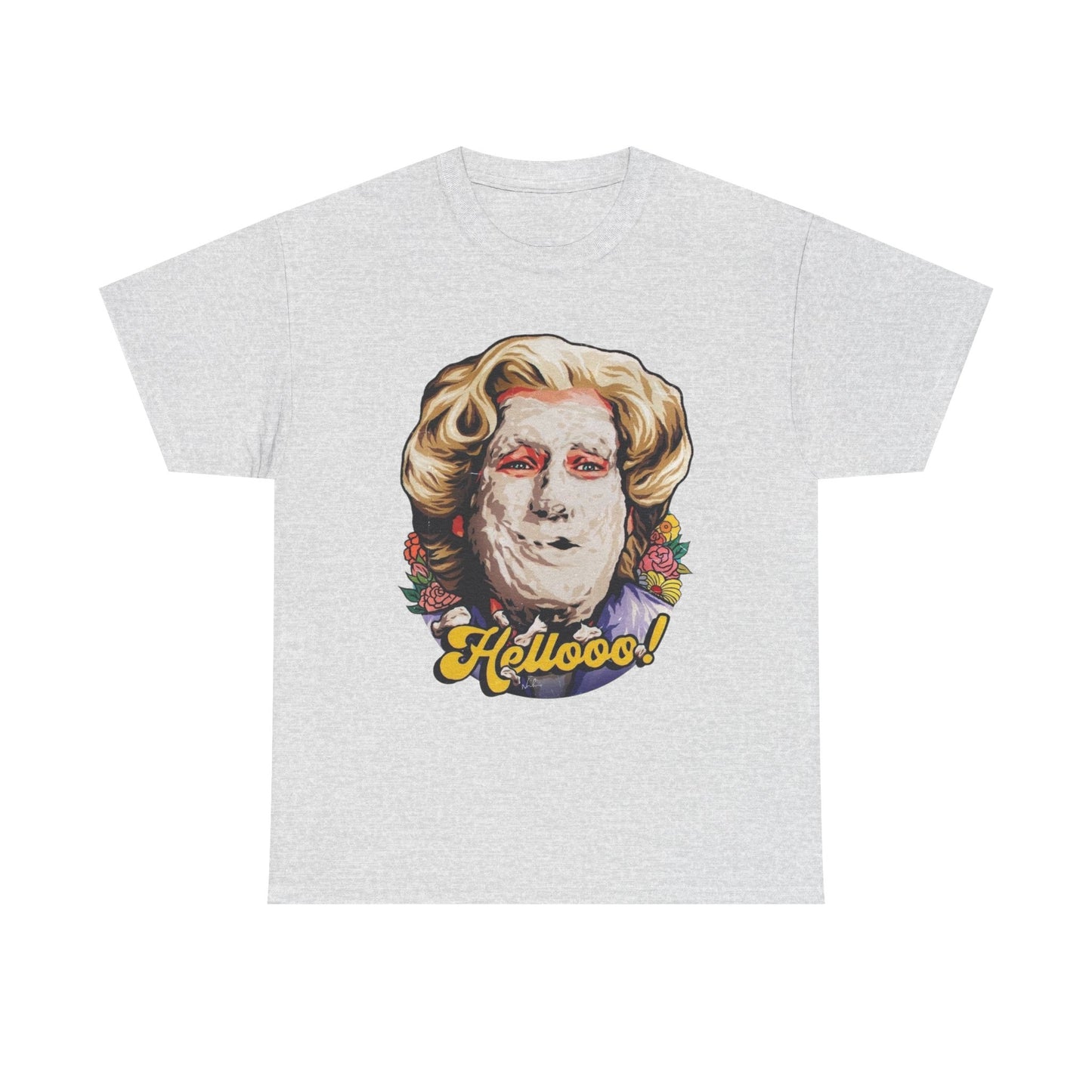 Ms Doubtfire Funny Vintage T-Shirt Men's Women's Heavy Cotton Tee NEW GIFT