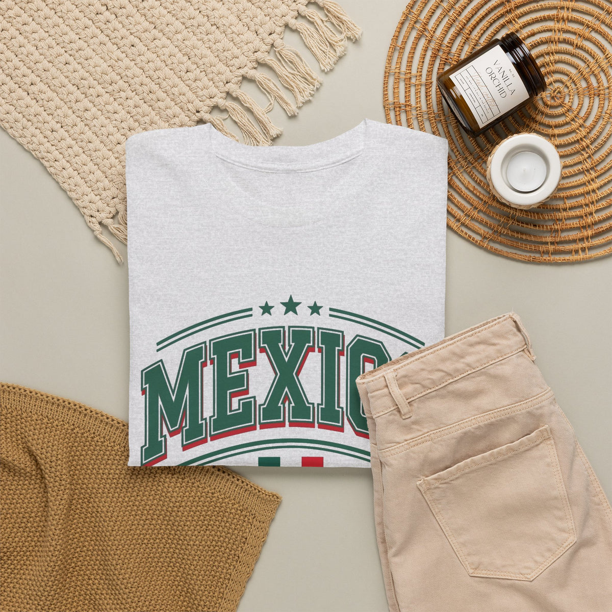 Mexico Flag Graphic T-Shirt Men's Graphic Tee