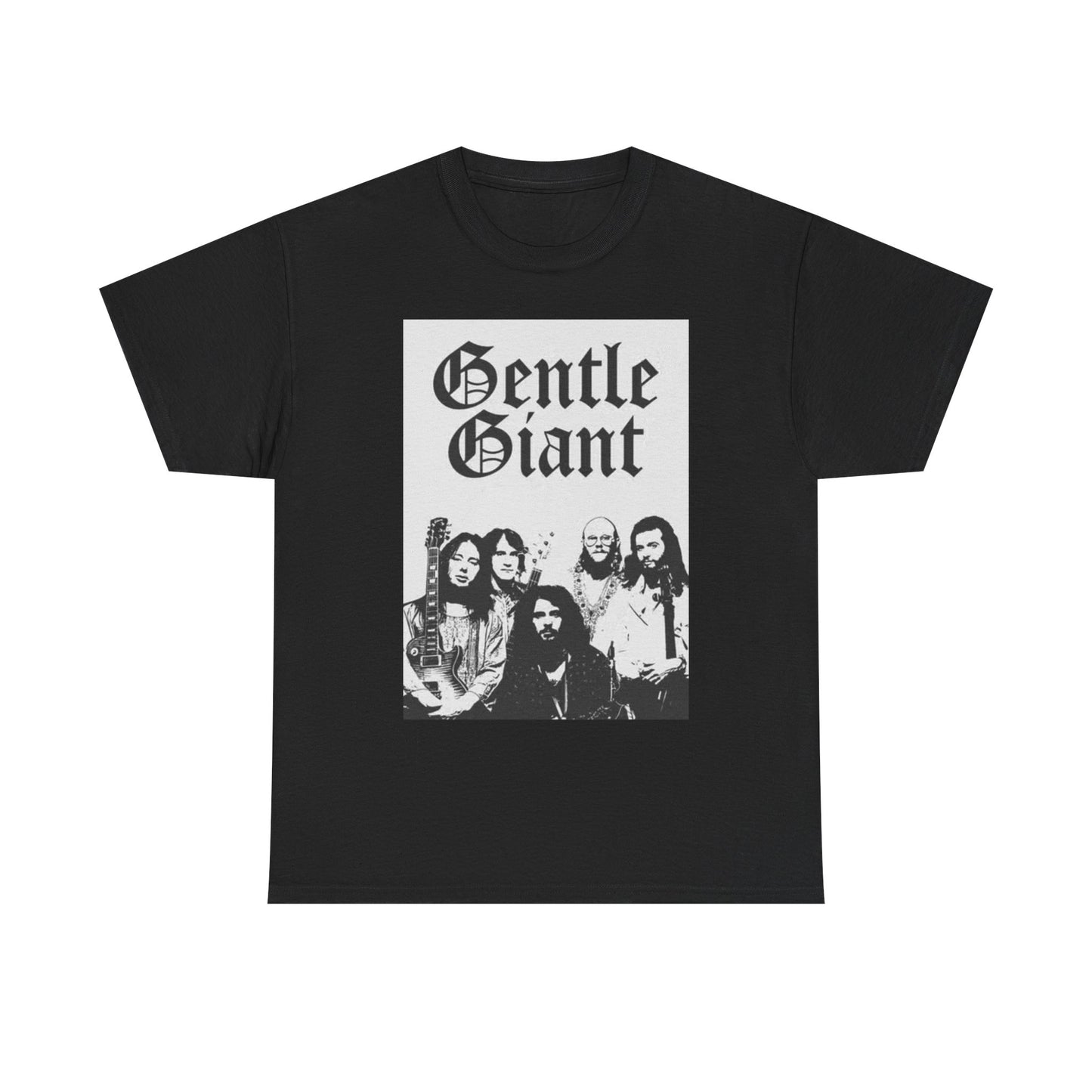 Gentle Giant Graphic T Shirt Vintage Rock Band Unisex Heavy Cotton Tee