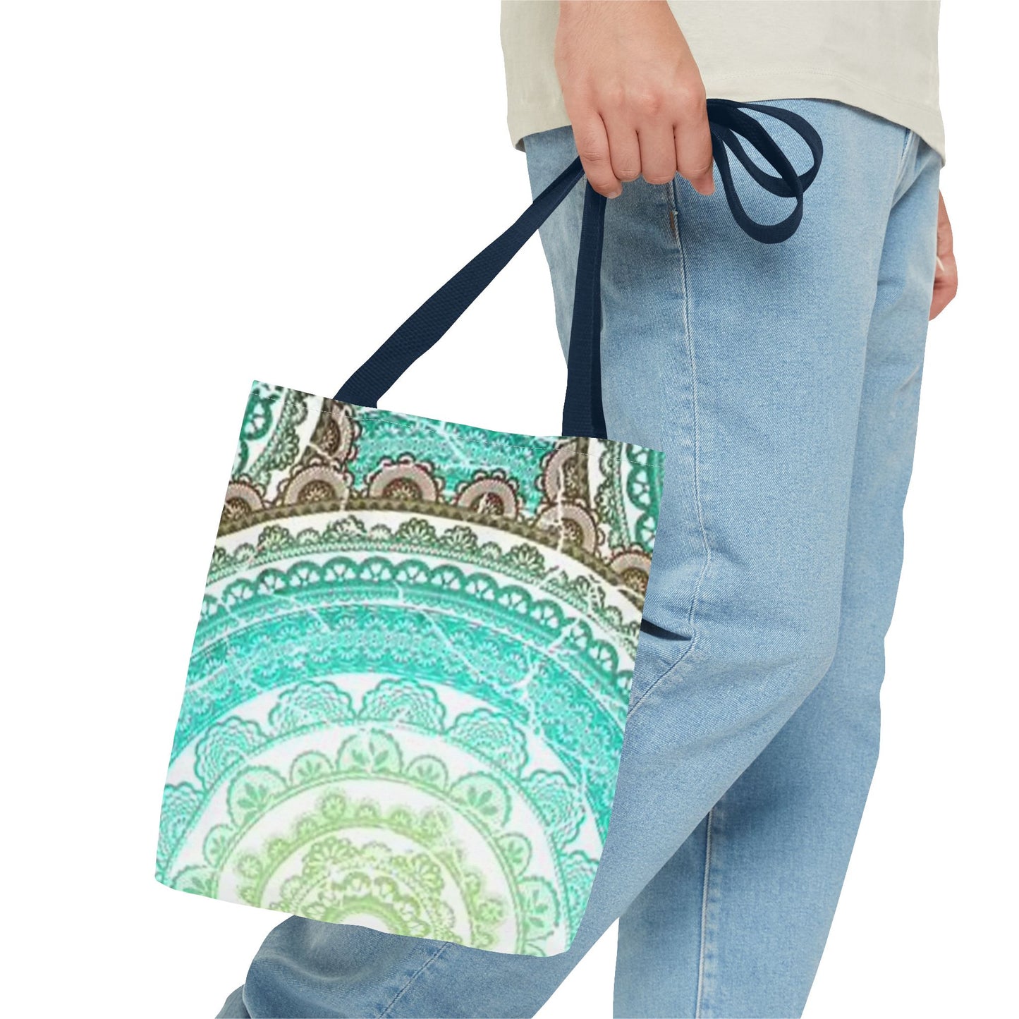 Blue And Green BRAND NEW MODERN Tote Bag (AOP)