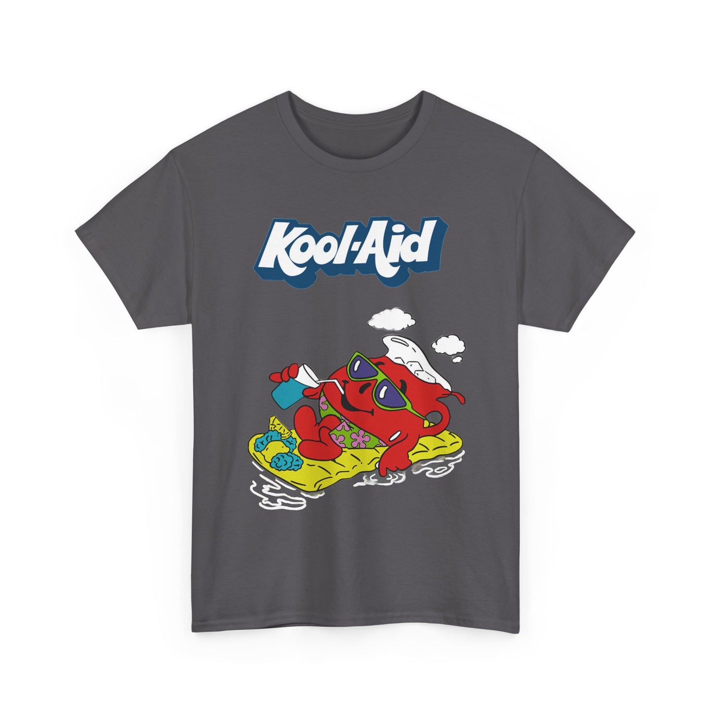 Kool Aid Shirt Vintage Logo 90s Nostalgic Art Unisex Heavy Cotton Tee