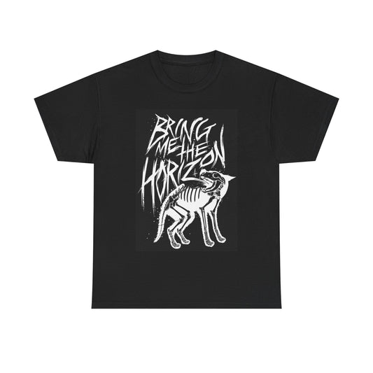 Bring me the Horizon Shirt Vintage cat skeleton graphic Unisex Heavy Cotton Tee
